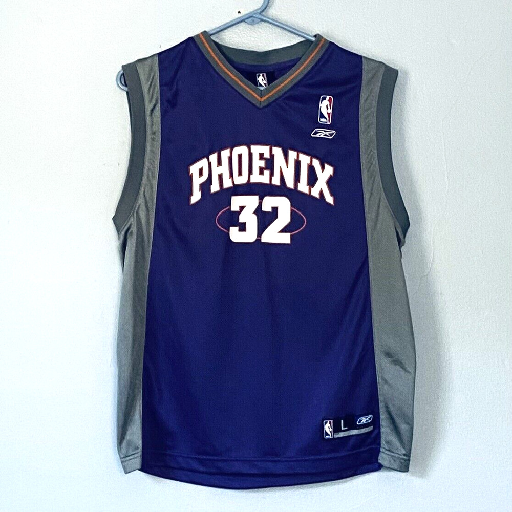 Phoenix Suns Jersey Youth Large 14/16 Reebok Amar'e Stoudemire #32 NBA Purple